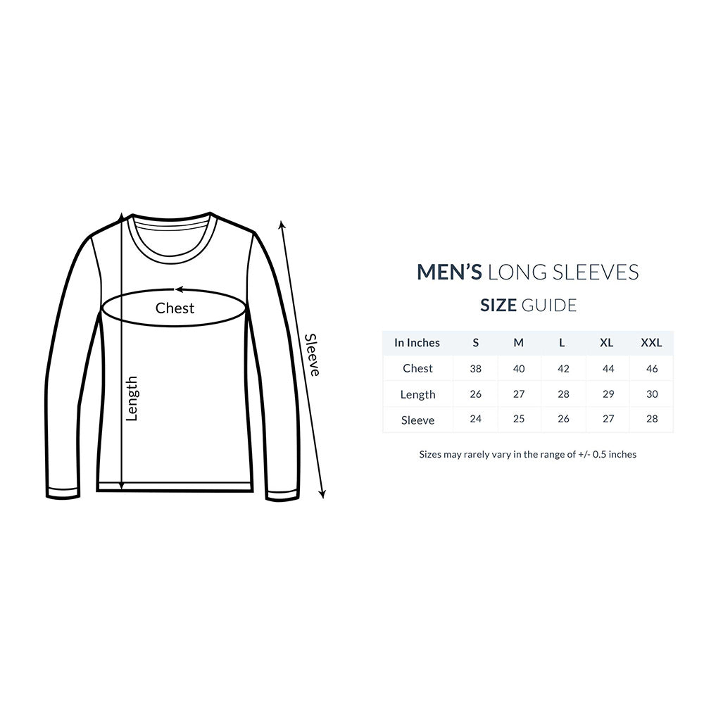 Classic Appeal Retro Men's Full Sleeves T-Shirt - Timeless Design for the Modern Man