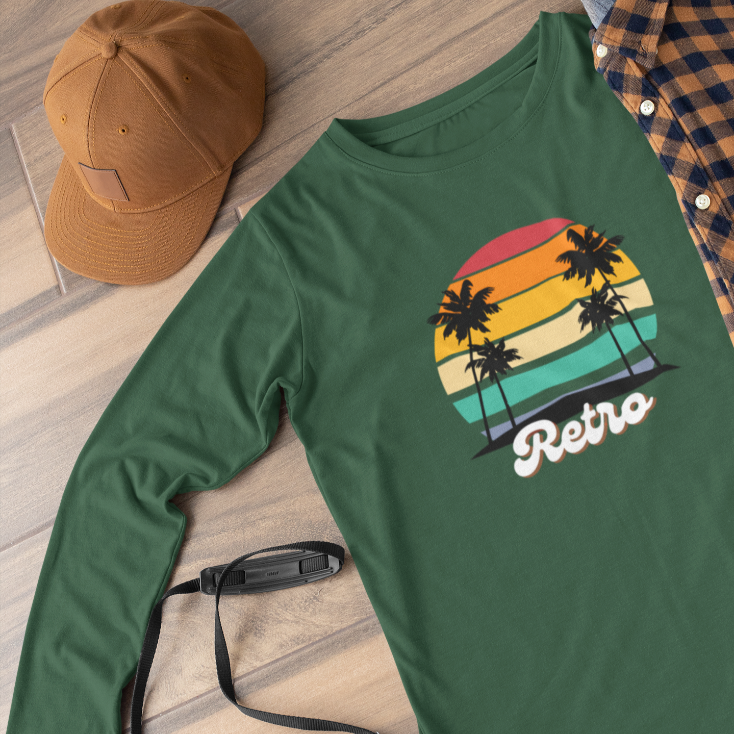 Classic Appeal Retro Men's Full Sleeves T-Shirt - Timeless Design for the Modern Man