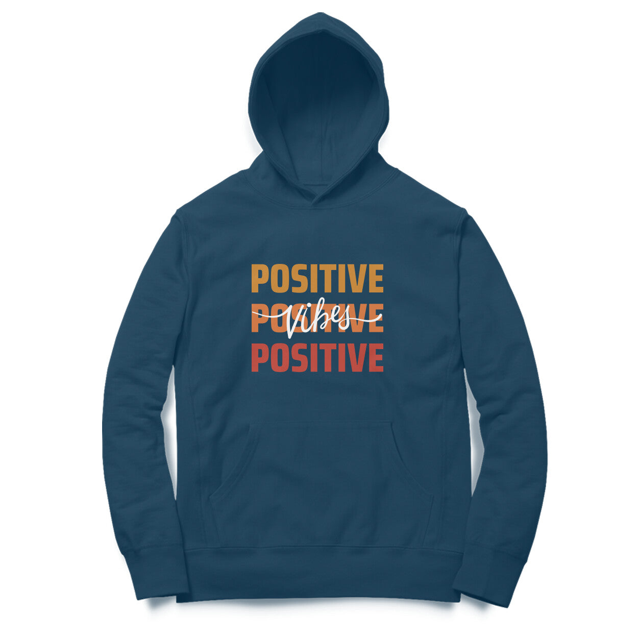 Positive Vibe Men's Hoodie - Comfortable and Fashionable with Attitude