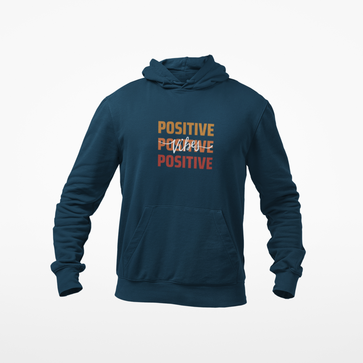 Positive Vibe Men's Hoodie - Comfortable and Fashionable with Attitude