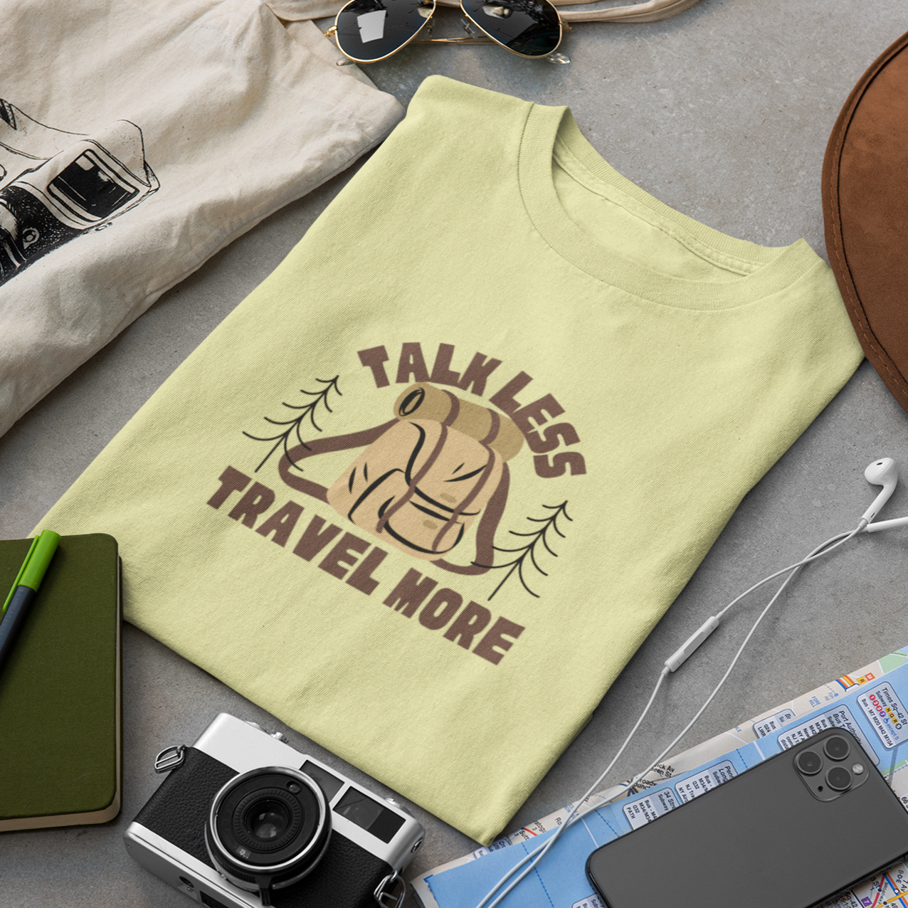Travel More Men's Half Sleeves T-Shirt - Where Comfort Meets Adventure