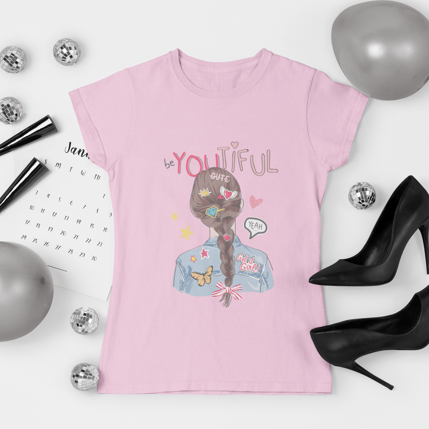 Youthful Women's Half Sleeves T-Shirt - Stylish and Comfortable for Everyday Wear
