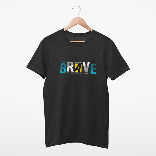 Brave Style Men's Half Sleeves T-Shirt - Casual Comfort with a Fashionable Edge