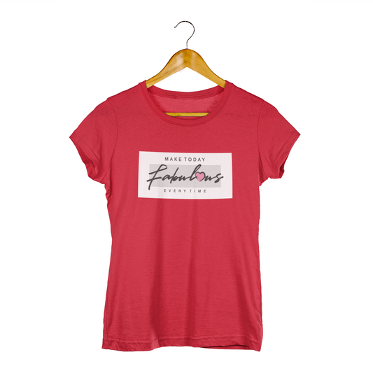Fabulous Women's Half Sleeves T-Shirt - Unleash Your Celestial Charm