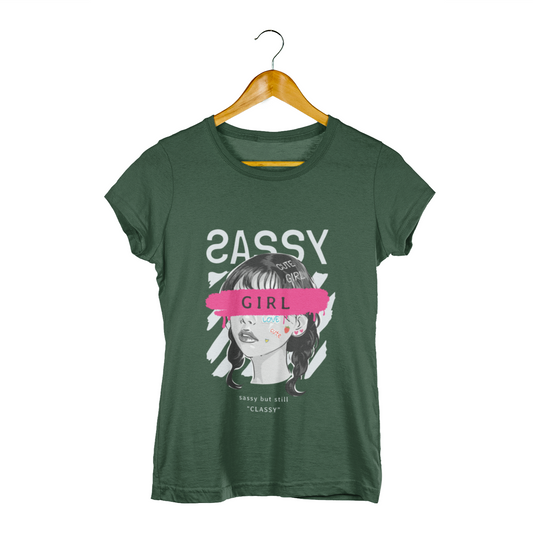 Classy Women's Half Sleeves T-Shirt - Unleash Your Imaginative Spirit